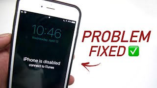 تم تعطيل iPhone الاتصال بمشكلة iTunes؟ هنا هو الإصلاح!