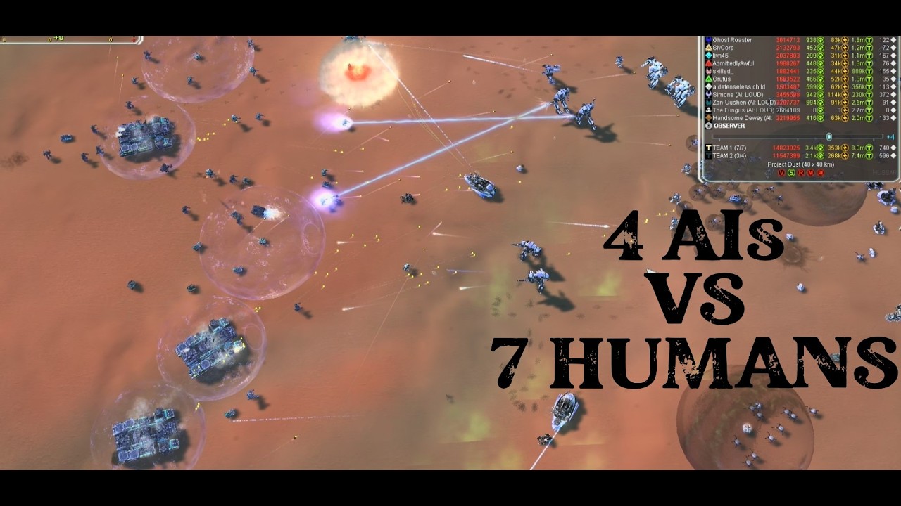 Project Dust - Multiplayer w/ LOUD Mod in Supreme Commander Forged ...