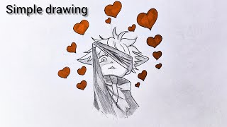 How to Draw Cute Cat Gojo 🐱✏️ | Simple Kawaii Jujutsu Kaisen Drawing Tutorial