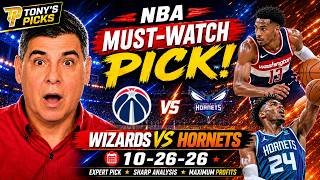 Washington Wizards vs Charlotte Hornets Pick 10/26/26 NBA Pick Prediction