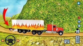 Off-Road Truck Driver: Animal Transport Simulator - Hill Farm Life - Android Gameplay screenshot 4