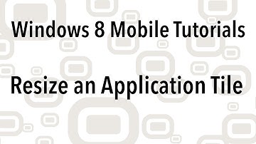 Windows 8 Mobile / Nokia Lumia - How To Resize an Application Tile