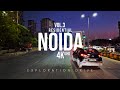 Driving in noida  residential areas vol 3  4k cinematic