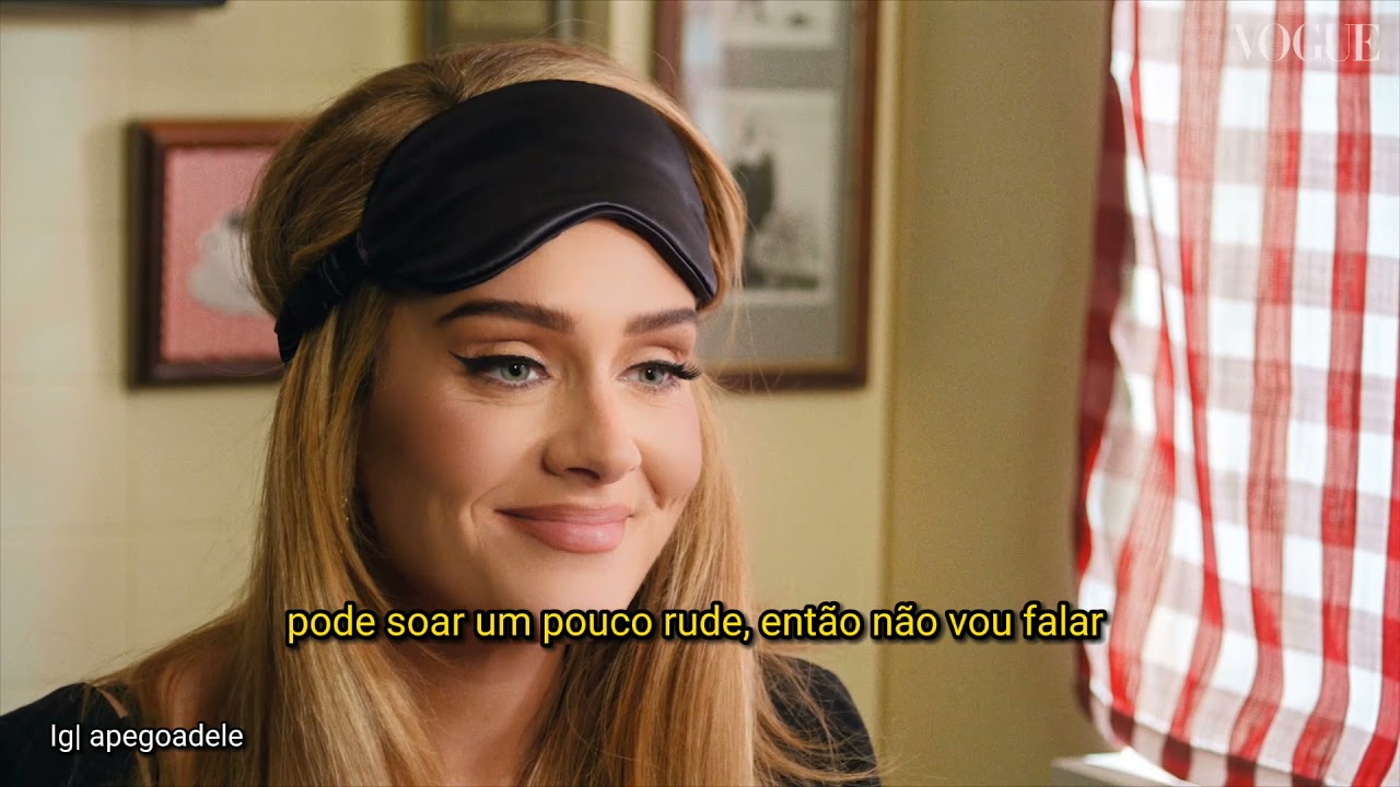 Adele no "Ultimate British taste test by Vogue" Legendado.