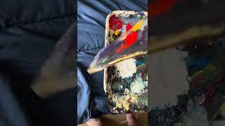 Turning Acrylic Palettes Into Skins For Future Paintings