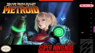 Super Metroid: Escape from Planet Metroid [SNES] Longplay