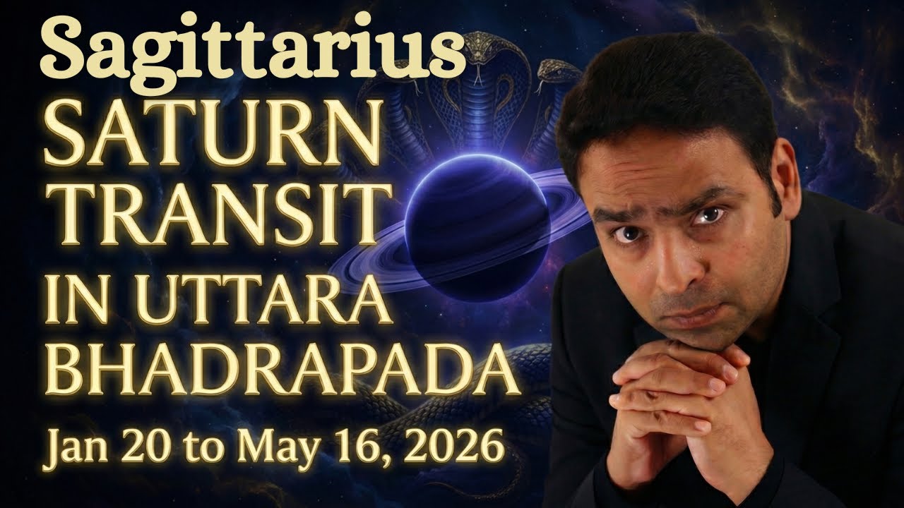 Saturn Transit Brings BIG Changes for Sagittarius in Uttarabhadrapada Nakshatra?