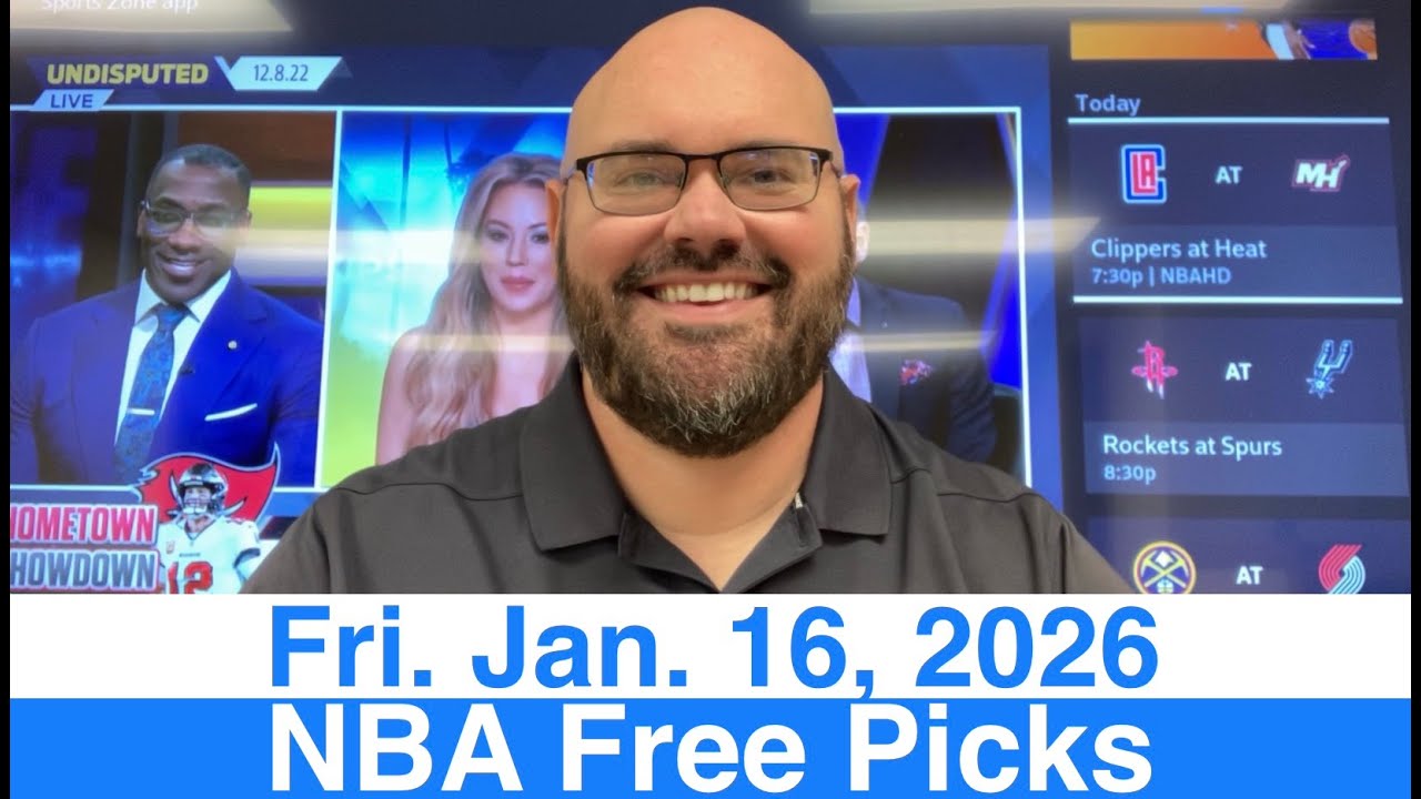 NBA Picks (1-16-26) Friday Basketball Sports Betting Predictions - Today's Daily Free Plays & Odds