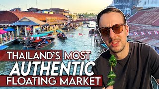 Thailand’s MOST Authentic STREET FOOD Market | Amphawa Floating Market, Bangkok