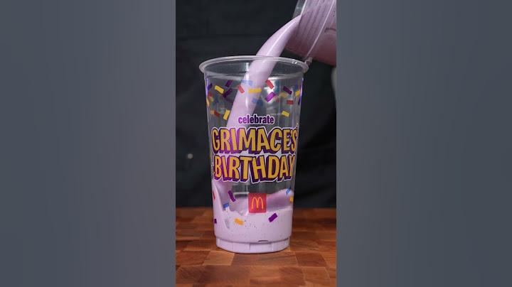 THE GRIMACE SHAKE??!😨