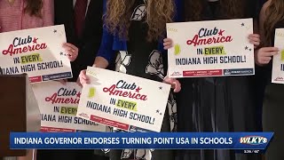 Indiana Gov. Braun partners with Turning Point USA, despite pushback