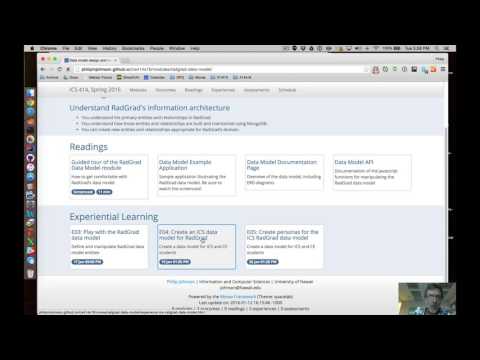 Guided tour of the RadGrad Data Model module