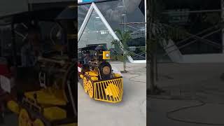 electric trackless train and bus