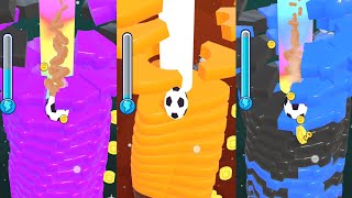 Drop Stack Ball Game Video Level - 221, 222, ....................... ,229, 230 @cuteanimal363 #ball screenshot 5