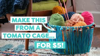 Download lagu Turn A Tomato Cage Into A Boho Basket for Under $5 | DIY Boho Basket