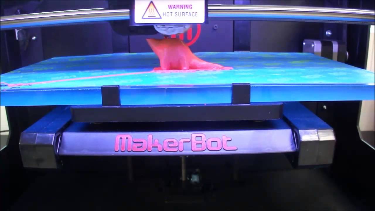 Makerbot Replicator 2 3D Printer Time Lapse 2 - YouTube