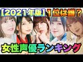 【女性声優ランキング2021】TOP20を発表!一位があの人なんです!