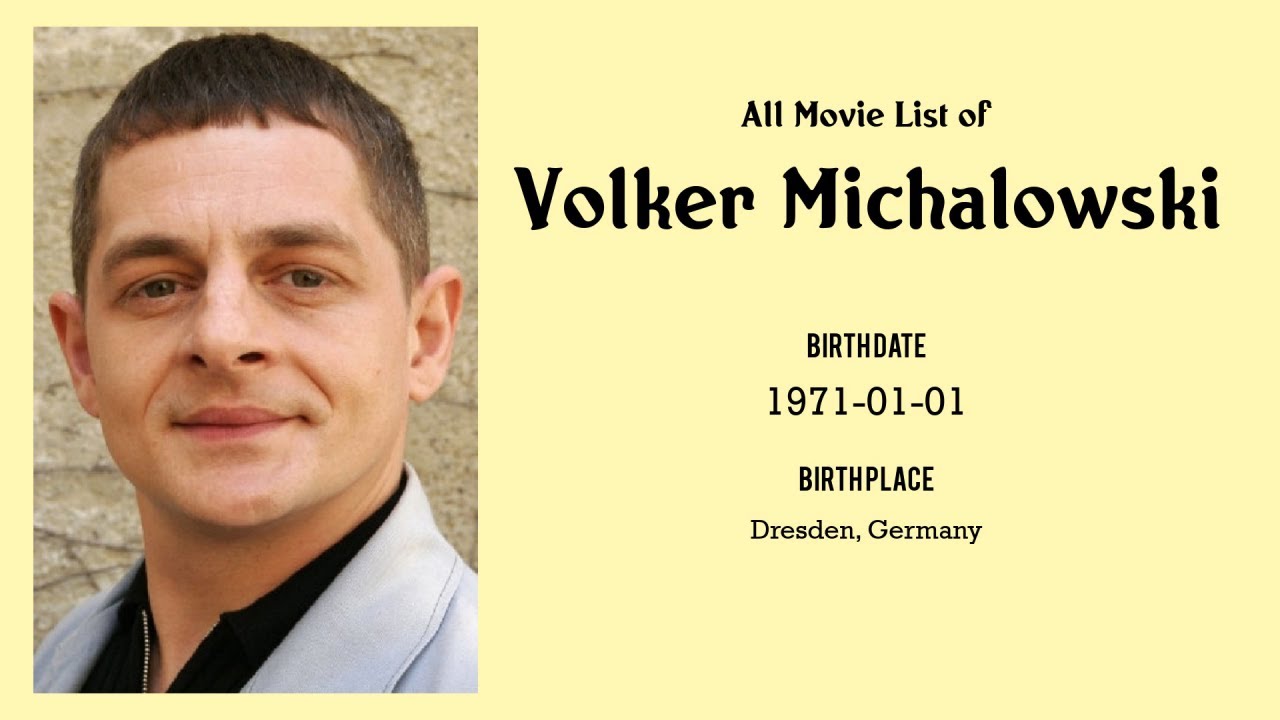 Volker Michalowski Movies list Volker Michalowski| Filmography of Volker Michalowski