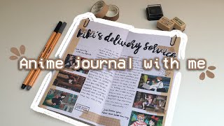 Anime journal with me | Kiki’s delivery service 📦