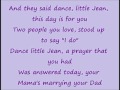 Lirik lagu Dance Little Jean