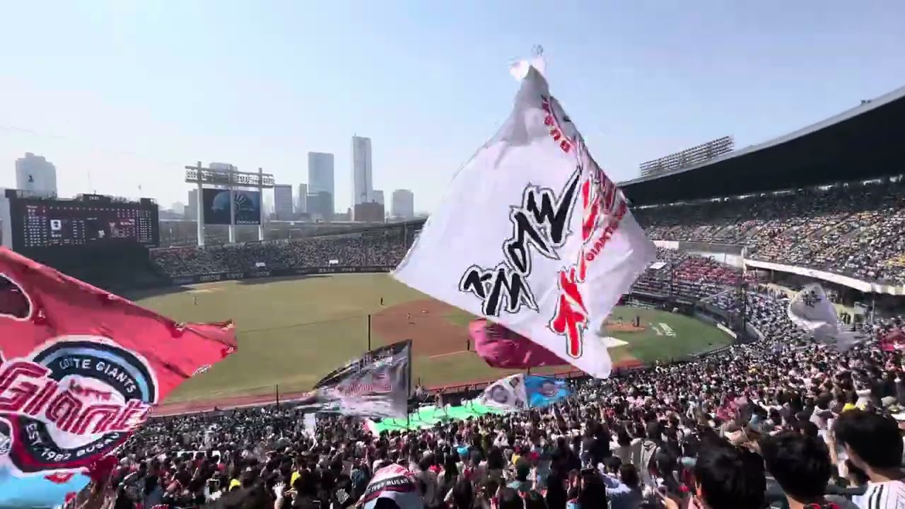 겨울잠에서 일어나는 롯데팬들 2025개막전 라인업송