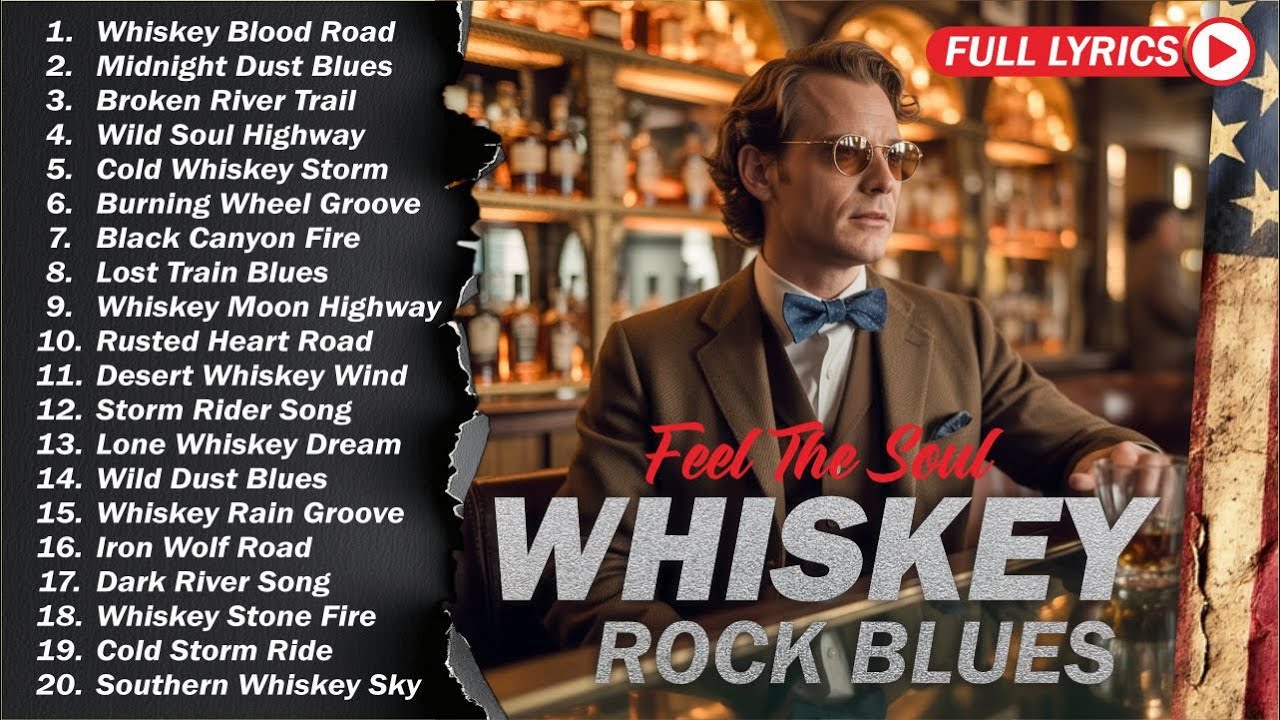 Whiskey Blues Music - THE BEST OF WHISKEY BLUES - Best Blues Songs Of All Time Relaxing Blues #rock