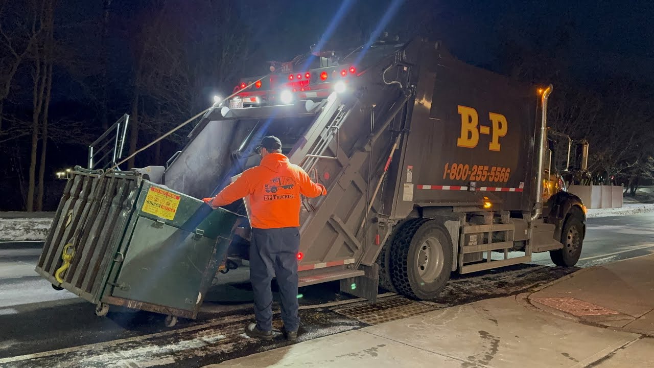 B-P Trucking 91 ~ Brand New Peterbilt 537 Heil PT1000 Rear Loader Trash Truck