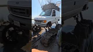 He Built a Walking Van on Robot Legs for Fishing