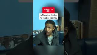 Ja Morant suggests he's lost his joy following the Grizzlies’ loss (via @Matt_Infield/IG, WMC-TV)