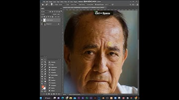 Remove forehead Line Easy Photoshop tutorial #short #photoshop