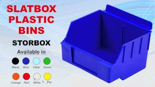 Storbox Slatwall Plastic Bins