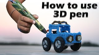 How to Use 3D pen to Create Awesome Stuff | 3D Pen Review @SparshHacks