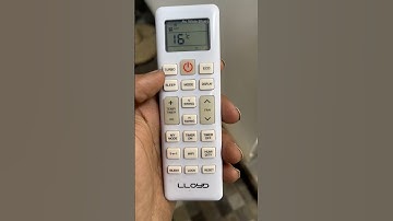 Split ac remote turbo and eco button features