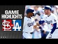 Cardinals vs dodgers game highlights 32824  mlb highlights