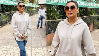 Rani Mukerji In Her CASUAL Without Makeup At RD and SH National College Mumbai #ranimukherjee