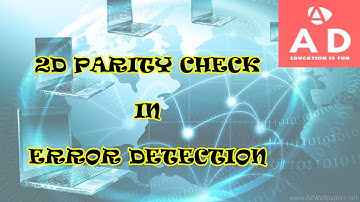 2D - Parity Checking || Error Detection