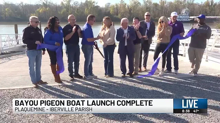 Project to improve Bayou Pigeon Boat Launch in Iberville Parish wraps up