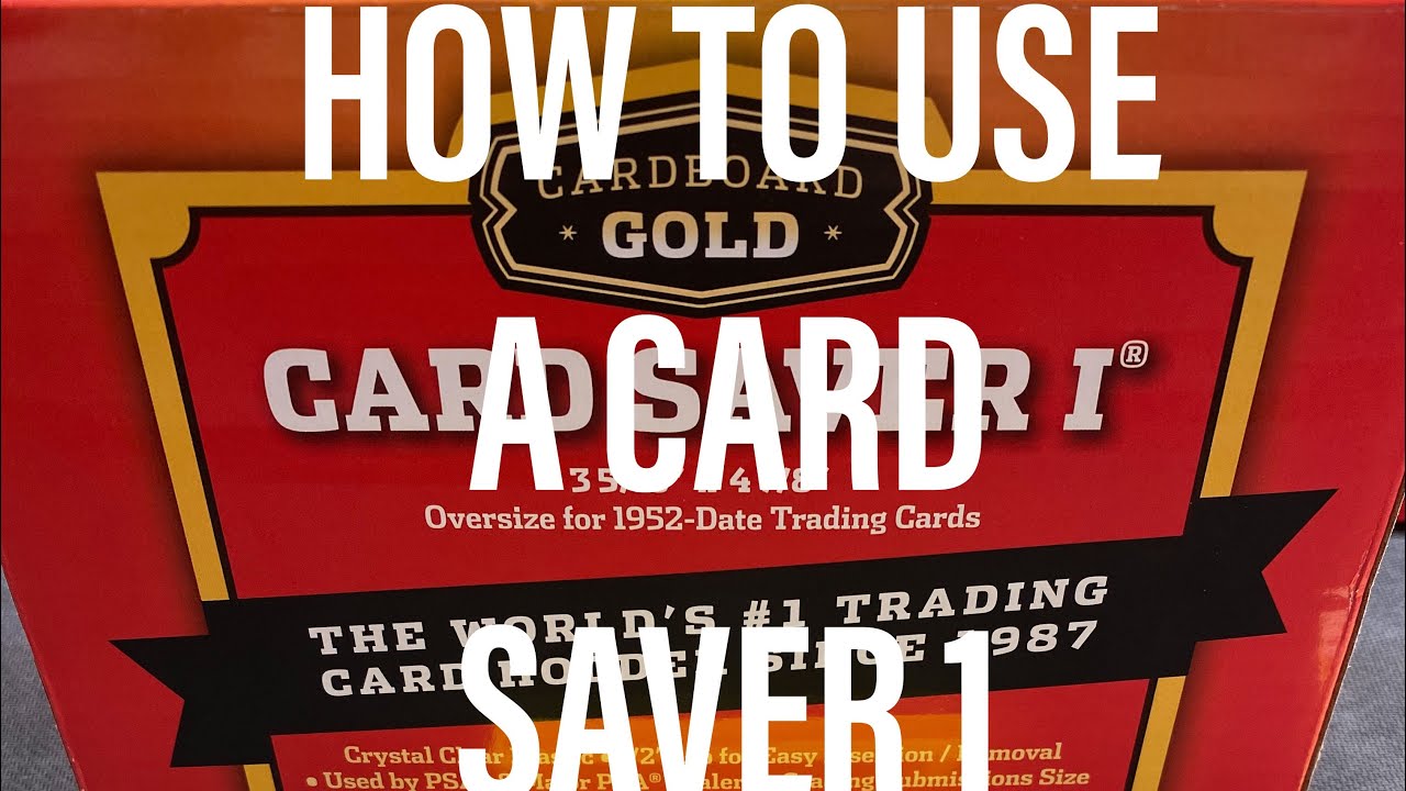 Cardboard Gold Card Saver 1 Semi