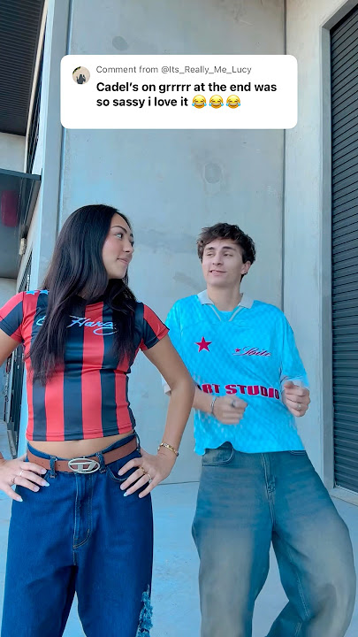 DAME UN GRRR VIRAL TIKTOK DANCE ❤️‍🔥 | Cadel and Mia 🔥 #shorts #trending
