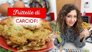 Frittelle Di Carciofi Senza Lievitazione Facili E Veloci Senza Sbollentare I Carciofi