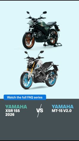 Buy Yamaha MT-15 instead? | Yamaha XSR 155 2026 FAQ #09 - YouTube
