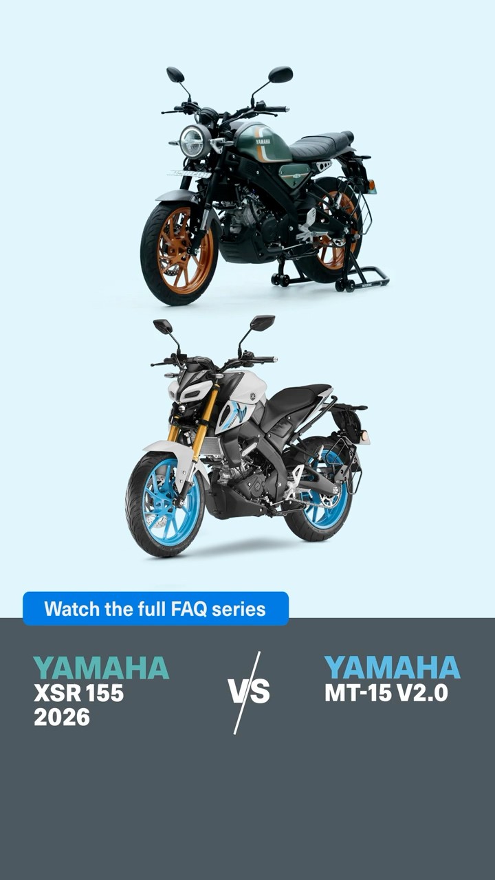 Buy Yamaha MT-15 instead? | Yamaha XSR 155 2026 FAQ #09 - YouTube