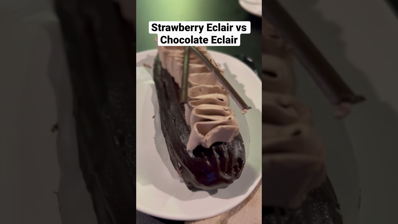 Strawberry Eclair vs Chocolate Eclair