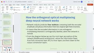 Non orthogonal optical multiplexing