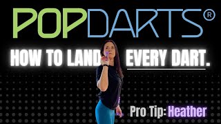 How To Throw Popdarts - Heather's Pro Tip! How To Throw Popdarts Tips Tricks Slow Motion Tutorial