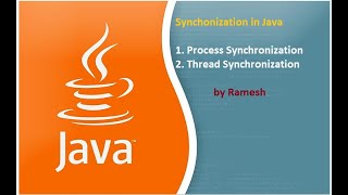 JAVA FAQ # 80 || Process Synchronization & Thread Synchronization in Java