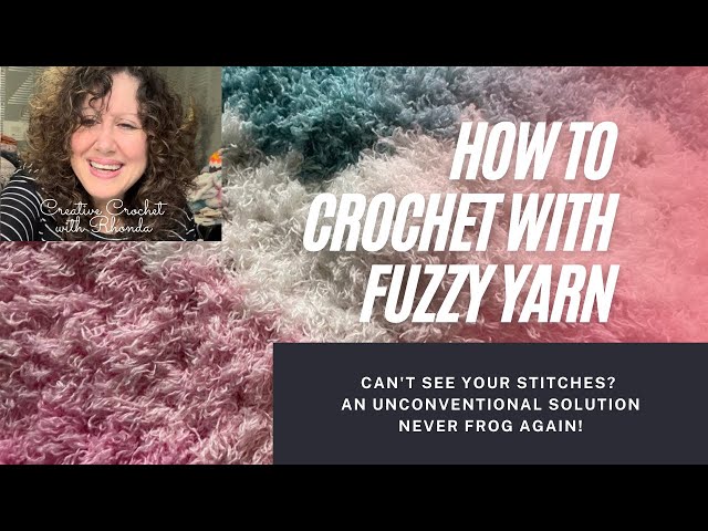 Using fuzzy yarn 0/10 👎 Results of fuzzy yarn 1000/10 😍 : r/crochet