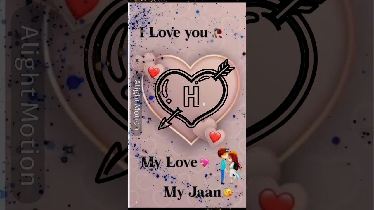 # H letter name status 💖|| H name art video 😍|| WhatsApp status 💘||2023