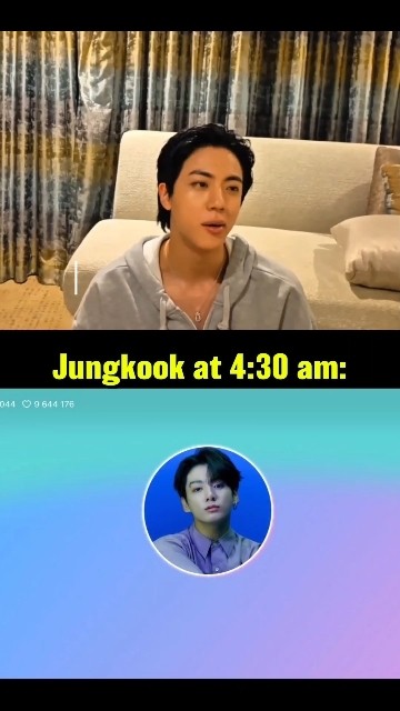 Point taken.😂 Jungkook rocked jin shocked😭 #bts #kpop