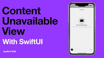 STOP IGNORING EMPTY STATES! Learn ContentUnavailableView in SwiftUI